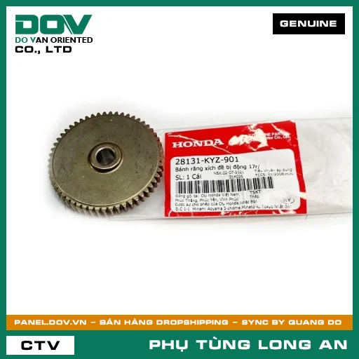 BÁNH RĂNG XÍCH ĐỀ BỊ ĐỘNG 17R/ HONDA FUTURE 125, MSX 125, SUPER CUB C125 — 28131KYZ901