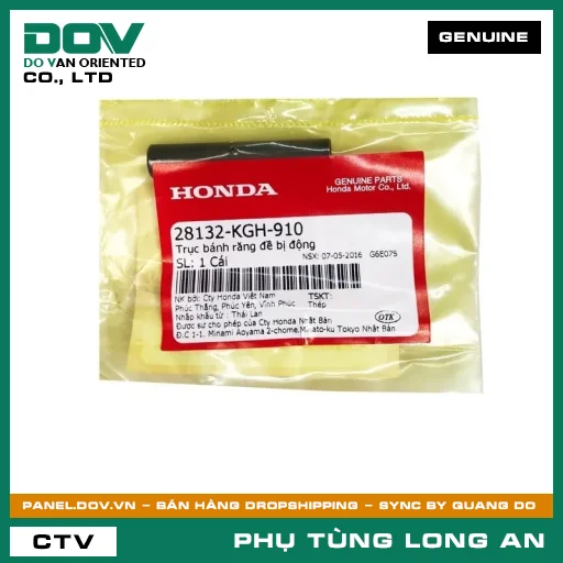 TRỤC BÁNH RĂNG ĐỀ BỊ ĐỘNG HONDA CB150R, CBR150R, WINNER 150, WINNER R, WINNER X — 28132KGH910