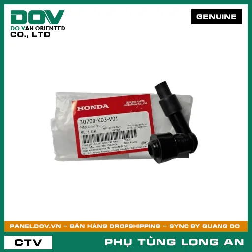 NẮP CHỤP BU GI HONDA BLADE 110, DREAM 110, WAVE ALPHA 110, WAVE RSX 110 — 30700K03V01
