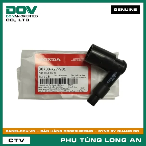 NẮP CHỤP BU GI HONDA AIR BLADE 125 — 30700K27V01