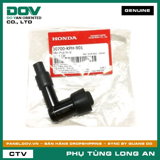 NẮP CHỤP BU GI HONDA SUPER DREAM — 30700KGH901