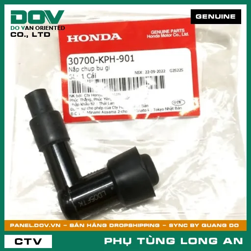 NẮP CHỤP BU GI HONDA WAVE 100, WAVE ALPHA — 30700KPH901
