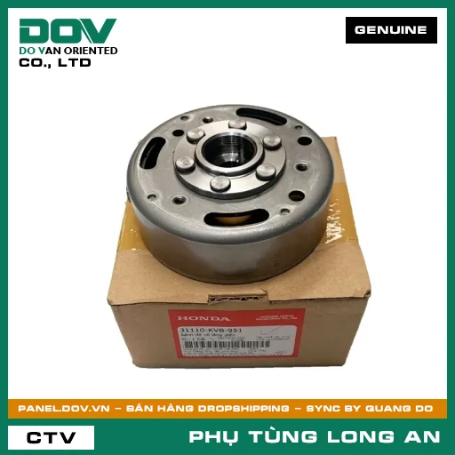BÁNH ĐÀ VÔ LĂNG ĐIỆN HONDA AIR BLADE 110, CLICK 110 — 31110KVB951