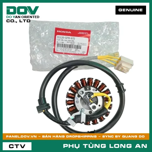 CUỘN DÂY MÁY PHÁT ĐIỆN HONDA — 31120GFM972