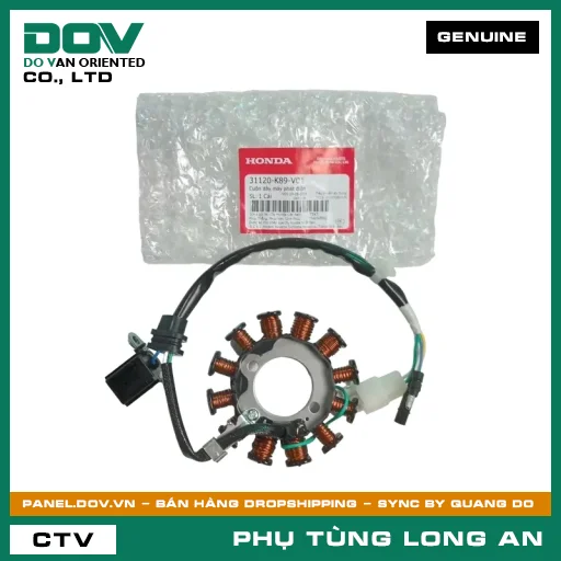 CUỘN DÂY MÁY PHÁT ĐIỆN HONDA BLADE 110, WAVE ALPHA 110, WAVE RSX 110 — 31120K89V01