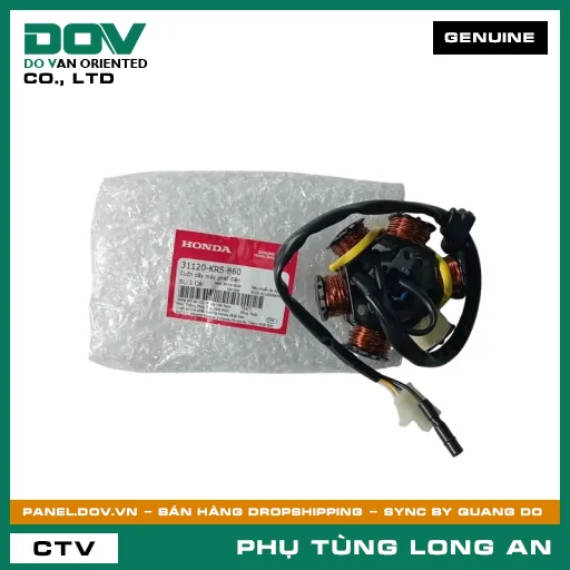 CUỘN DÂY MÁY PHÁT ĐIỆN HONDA WAVE ALPHA — 31120KRS860