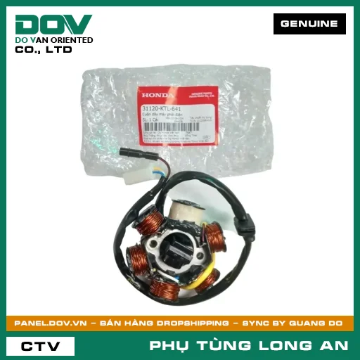 CUỘN DÂY MÁY PHÁT ĐIỆN HONDA WAVE 100, WAVE ALPHA — 31120KTL641