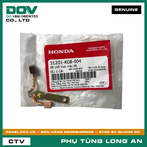 BỘ CHỔI THAN MÁY ĐỀ HONDA  — 31201KG8004