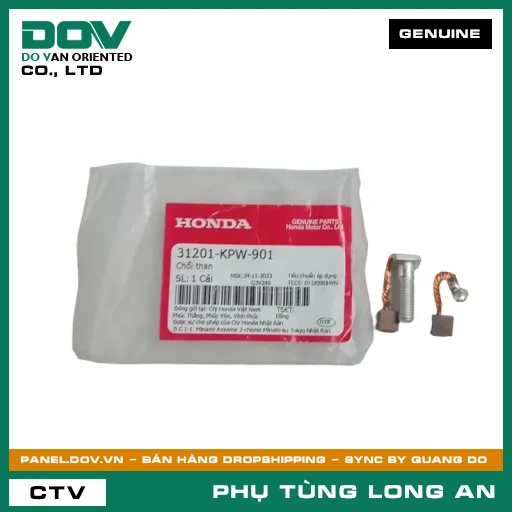CHỔI THAN HONDA FUTURE 125, FUTURE NEO, MSX 125 — 31201KPW901