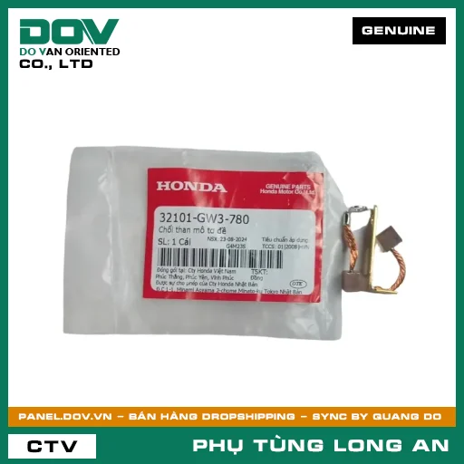 CHỔI THAN MÔ TƠ ĐỀ HONDA BLADE 110, WAVE ALPHA 110, WAVE RSX 110 — 32101GW3780