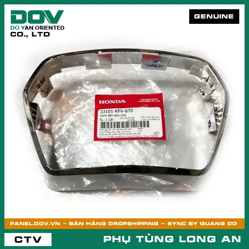 VÀNH ĐÈN PHA CR3 HONDA  — 33101KFV670