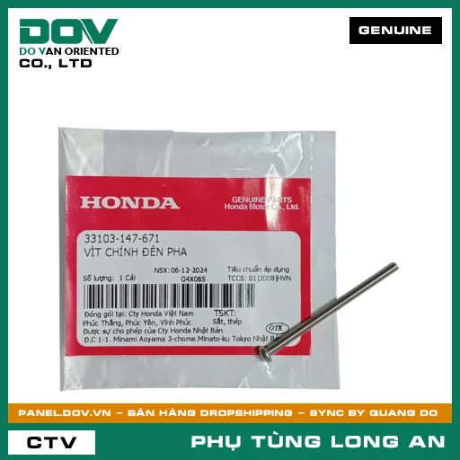VÍT CHỈNH ĐÈN PHA HONDA SUPER DREAM — 33103147671