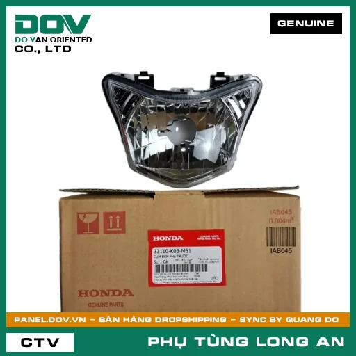 CỤM ĐÈN PHA TRƯỚC HONDA WAVE RSX 110 — 33110K03M61