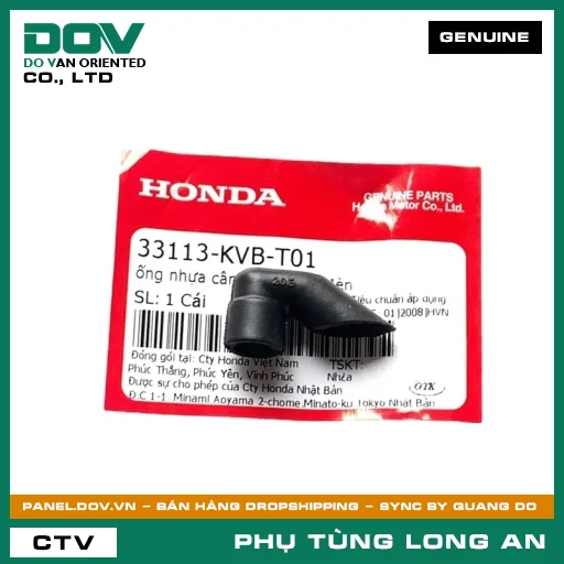 ỐNG NHỰA CÂN BẰNG NHIỆT ĐÈN HONDA AIR BLADE 110, AIR BLADE 125, FUTURE 125, PCX, WAVE RSX 110 — 33113KVBT01