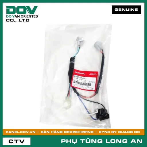 CỤM DÂY ĐIỆN ĐÈN TRƯỚC HONDA WAVE 100, WAVE ALPHA, WAVE ALPHA 110, WAVE RSX 110 — 33150KTL641