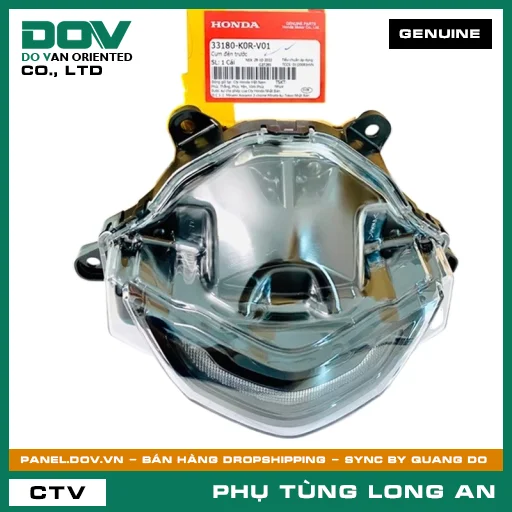 CỤM ĐÈN TRƯỚC HONDA SH 125/150, SH 125/160, SH 350 — 33180K0RV01