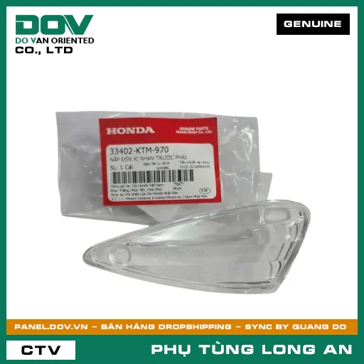 NẮP ĐÈN XI NHAN TRƯỚC PHẢI HONDA FUTURE NEO — 33402KTM970