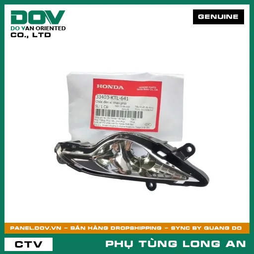 CHÓA ĐÈN XI NHAN PHẢI HONDA WAVE 100, WAVE ALPHA, WAVE ALPHA 110, WAVE RSX 110 — 33403KTL641