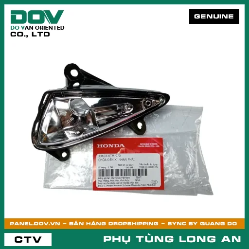 CHÓA ĐÈN XI NHAN PHẢI HONDA FUTURE NEO — 33403KTM970