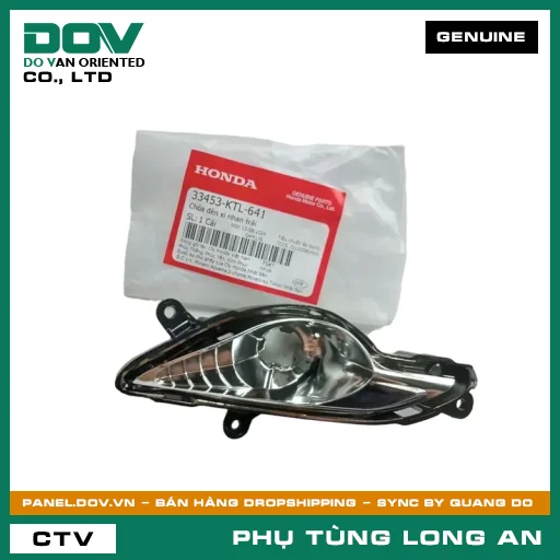 CHÓA ĐÈN XI NHAN TRÁI HONDA WAVE 100, WAVE ALPHA, WAVE ALPHA 110, WAVE RSX 110 — 33453KTL641