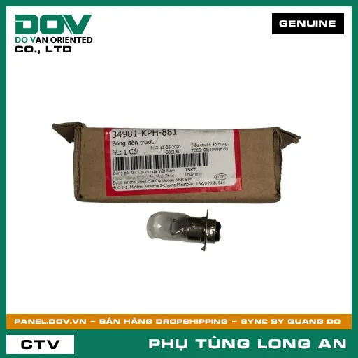 BÓNG ĐÈN TRƯỚC HONDA SUPER DREAM — 34901KPH881