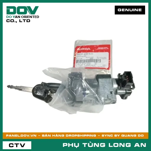 CỤM KHOÁ ĐIỆN HONDA WAVE 100, WAVE ALPHA — 35100KTL680