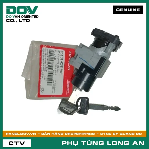BỘ KHÓA,CÔNG TẮC MÁY HONDA AIR BLADE 125, PCX, PCX 125 — 35101K35V01