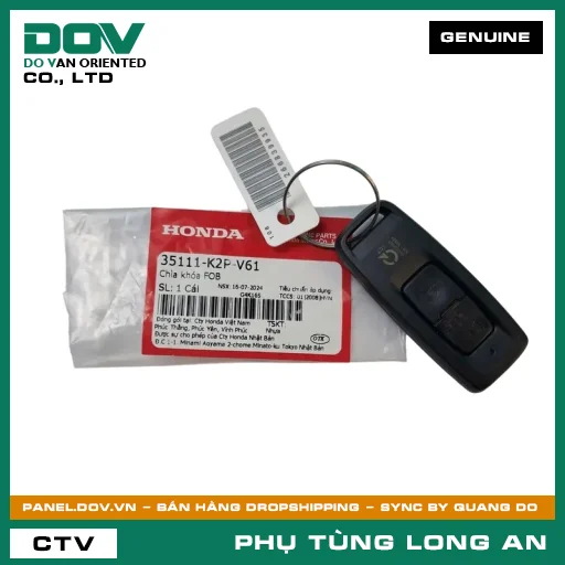 CHÌA KHÓA FOB HONDA AIR BLADE 125/160, WINNER R — 35111K2PV61