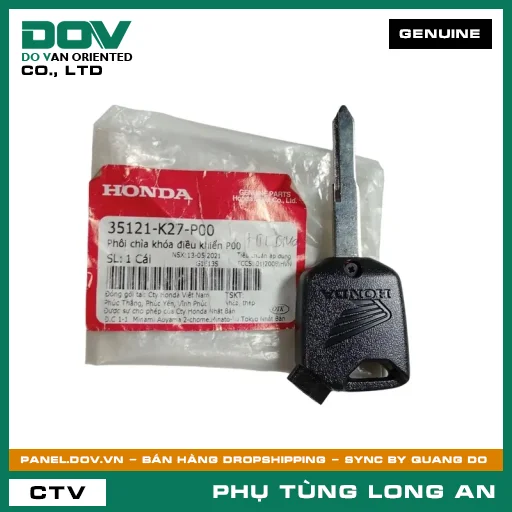 PHÔI CHÌA KHÓA ĐIỀU KHIỂN P00 HONDA — 35121K27P00