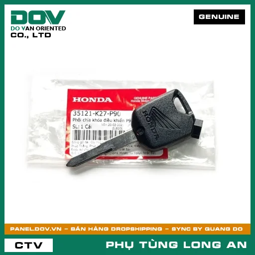 PHÔI CHÌA KHÓA ĐIỀU KHIỂN P90 HONDA  — 35121K27P90