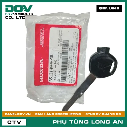 PHÔI CHÌA KHÓA P00 HONDA — 35121K44P00