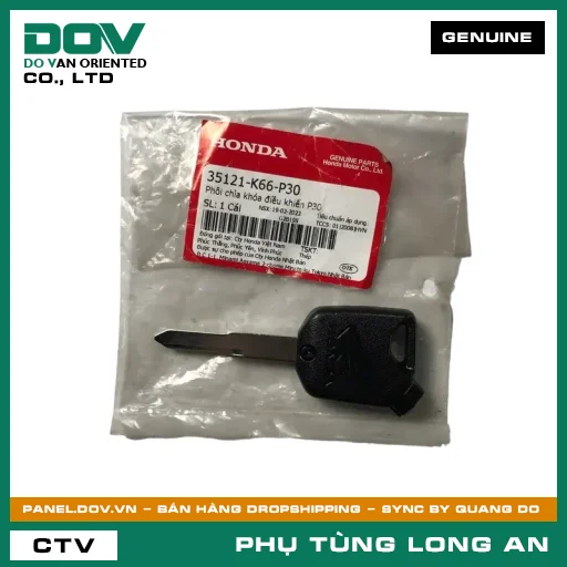 PHÔI CHÌA KHÓA ĐIỀU KHIỂN P30 HONDA — 35121K66P30