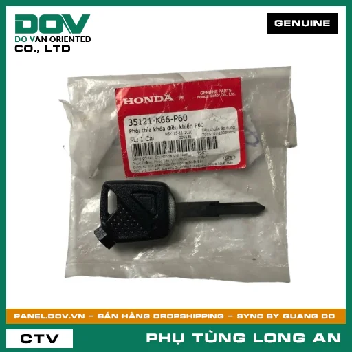 PHÔI CHÌA KHÓA ĐIỀU KHIỂN P60 HONDA — 35121K66P60