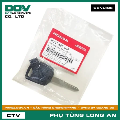 PHÔI CHÌA KHÓA ĐIỀU KHIỂN Q10 HONDA  — 35121K66Q10