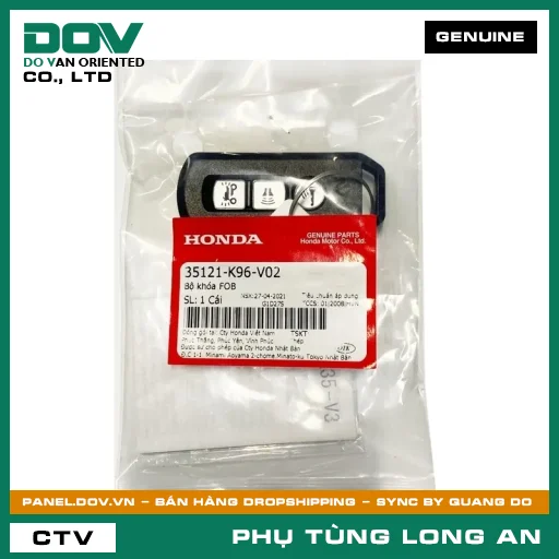 BỘ KHÓA FOB HONDA — 35121K96V02