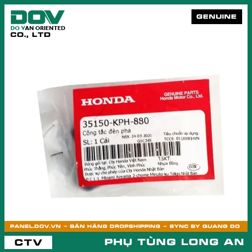 CÔNG TẮC ĐÈN PHA HONDA AIR BLADE 110 — 35150KPH880
