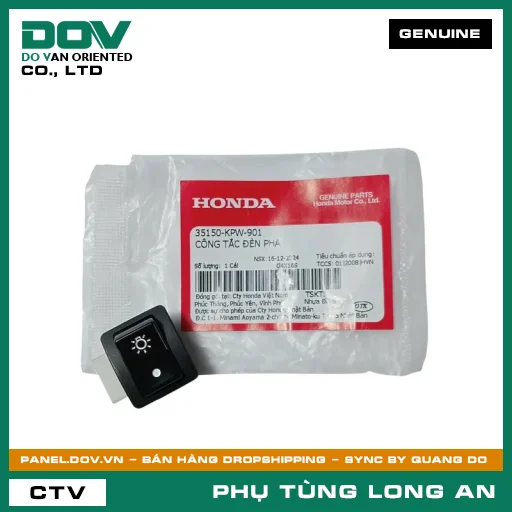 CÔNG TẮC ĐÈN PHA HONDA CLICK 110, FUTURE NEO, WAVE 100, WAVE ALPHA — 35150KPW901