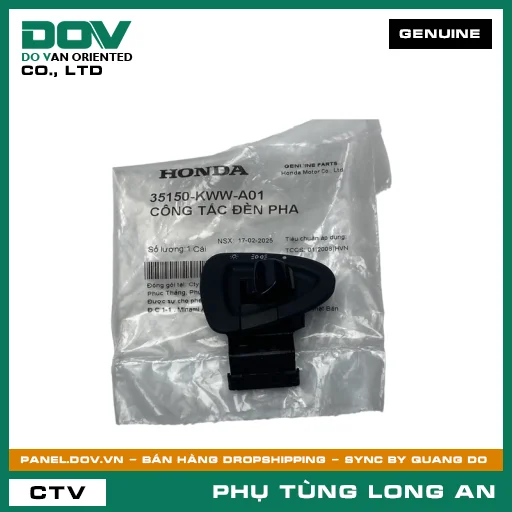 CÔNG TẮC ĐÈN PHA HONDA AIR BLADE 110, PCX, VISION 110, WAVE RSX 110 — 35150KWWA01