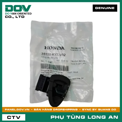 CÔNG TẮC ĐÈN PHA HONDA BLADE 110, FUTURE 125, LEAD 125, SH MODE, WAVE ALPHA 110, WAVE RSX 110 — 35150KYZV02
