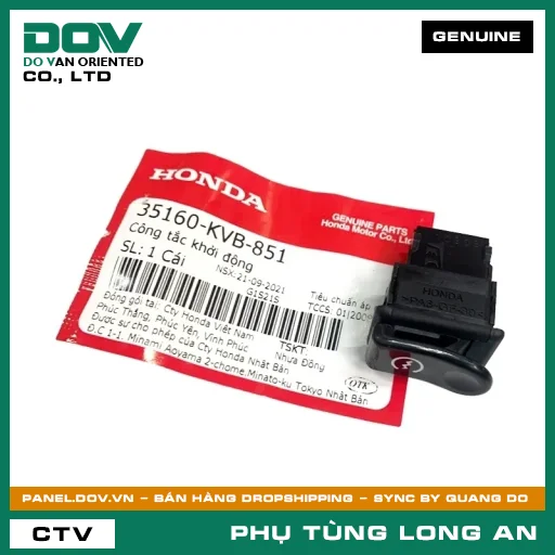 CÔNG TẮC KHỞI ĐỘNG HONDA AIR BLADE 110, WAVE 100 — 35160KVB851