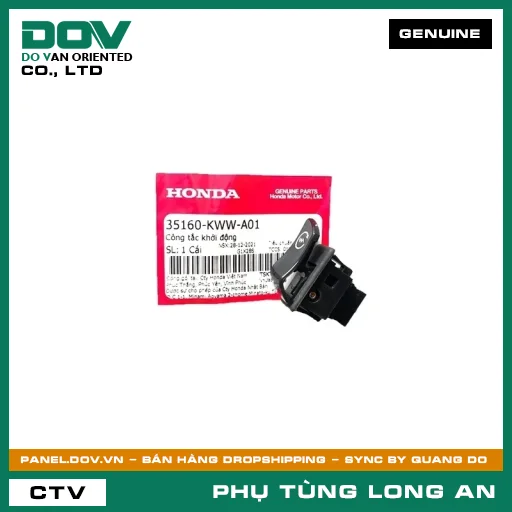 CÔNG TẮC KHỞI ĐỘNG HONDA AIR BLADE 110, VISION 110, WAVE RSX 110 — 35160KWWA01