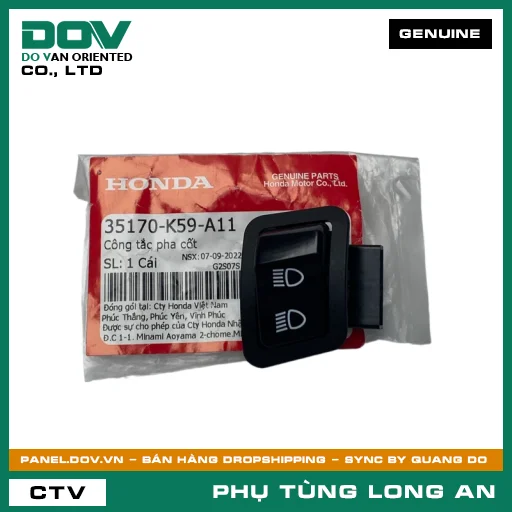 CÔNG TẮC PHA CỐT HONDA AIR BLADE 125 — 35170K59A11