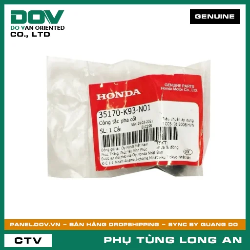 CÔNG TẮC PHA CỐT HONDA AIR BLADE 125/150, AIR BLADE 125/160, ICON E — 35170K93N01