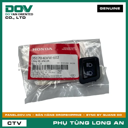 CÔNG TẮC PHA CỐT HONDA PCX — 35170KWW602