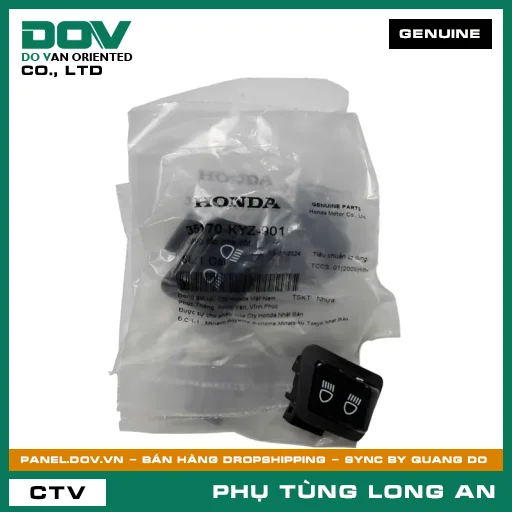 CÔNG TẮC PHA CỐT HONDA AIR BLADE 125, BLADE 110, DREAM 110, FUTURE 125, LEAD 125, SH MODE, VISION 110, WAVE ALPHA 110, WAVE RSX 110 — 35170KYZ901