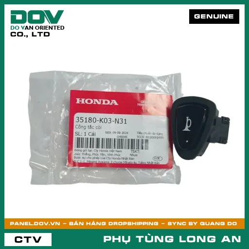 CÔNG TẮC CÒI HONDA BLADE 110, PCX, PCX 125, SH 125/150, SH MODE, VISION 110, WAVE RSX 110, WINNER 150 — 35180K03N31