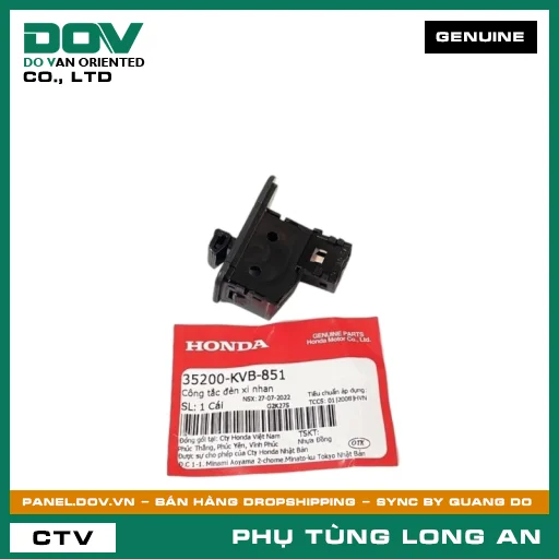 CÔNG TẮC ĐÈN XI NHAN HONDA AIR BLADE 110, WAVE 100 — 35200KVB851