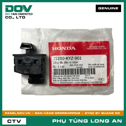 CÔNG TẮC ĐÈN XI NHAN HONDA AIR BLADE 125, DREAM 110, FUTURE 125, LEAD 125, SH 125/150, SH MODE, VISION 110, WAVE RSX 110 — 35200KYZ901