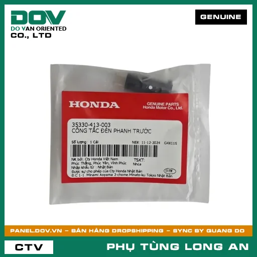 CÔNG TẮC ĐÈN PHANH TRƯỚC HONDA CB250 NIGHTHAWK, CB300R, WINNER 150, WINNER R, WINNER X — 35330413003