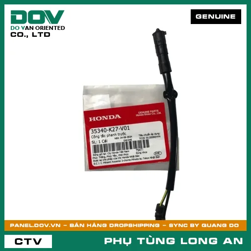 CÔNG TẮC PHANH TRƯỚC HONDA AIR BLADE 125, AIR BLADE 125/150, AIR BLADE 125/160, ICON E, LEAD 125, VARIO 160 — 35340K27V01